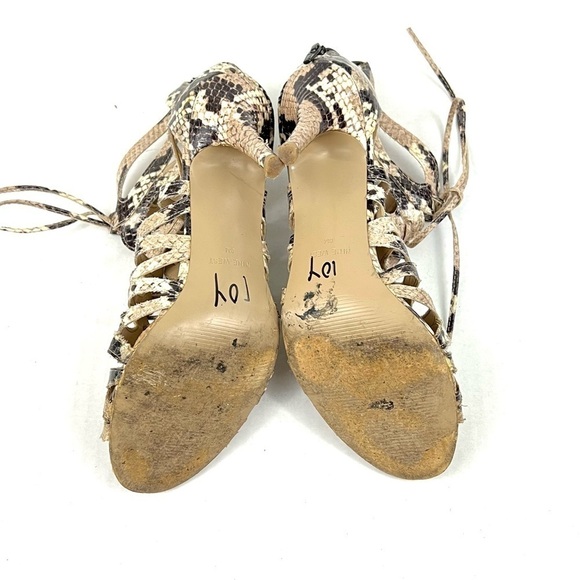 Nine West Ambroseo Lace-Up Caged Sandals - Size 8 - Picture 8 of 13